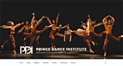 Desktop Screenshot of princedanceinstitute.com