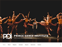 Tablet Screenshot of princedanceinstitute.com